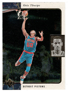 Otis Thorpe - Detroit Pistons (NBA Basketball Card) 1995-96 Upper Deck SP # 43 Mint