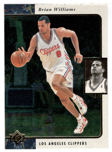 Brian Williams - Los Angeles Clippers (NBA Basketball Card) 1995-96 Upper Deck SP # 63 Mint