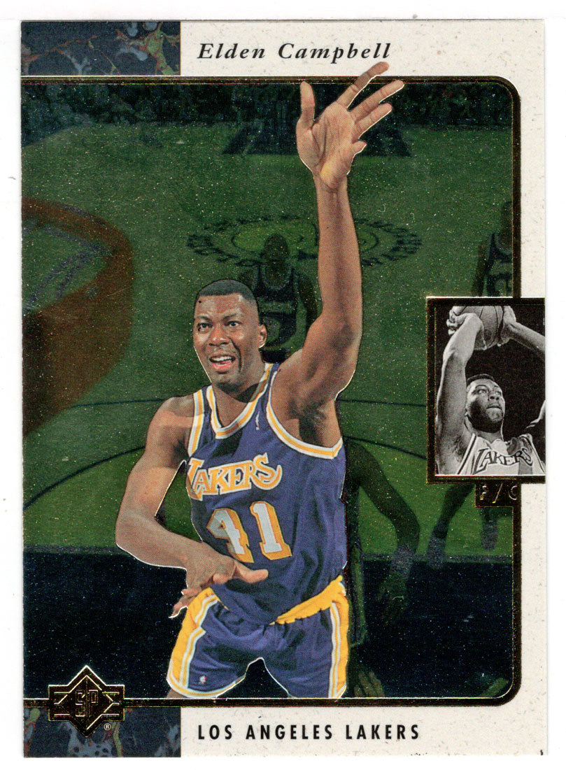 Elden Campbell - Los Angeles Lakers (NBA Basketball Card) 1995-96 Upper Deck SP # 64 Mint