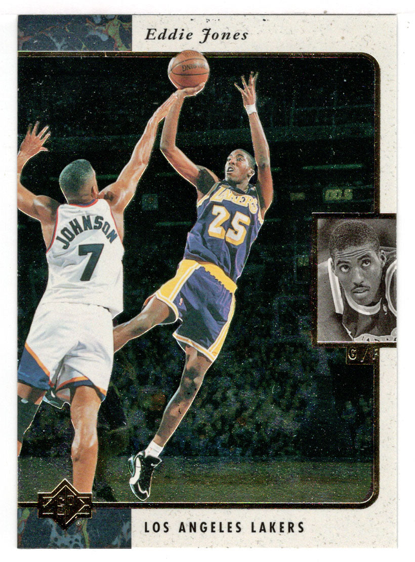 Eddie Jones - Los Angeles Lakers (NBA Basketball Card) 1995-96 Upper Deck SP # 67 Mint