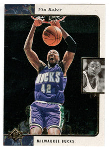 Vin Baker - Milwaukee Bucks (NBA Basketball Card) 1995-96 Upper Deck SP # 73 Mint