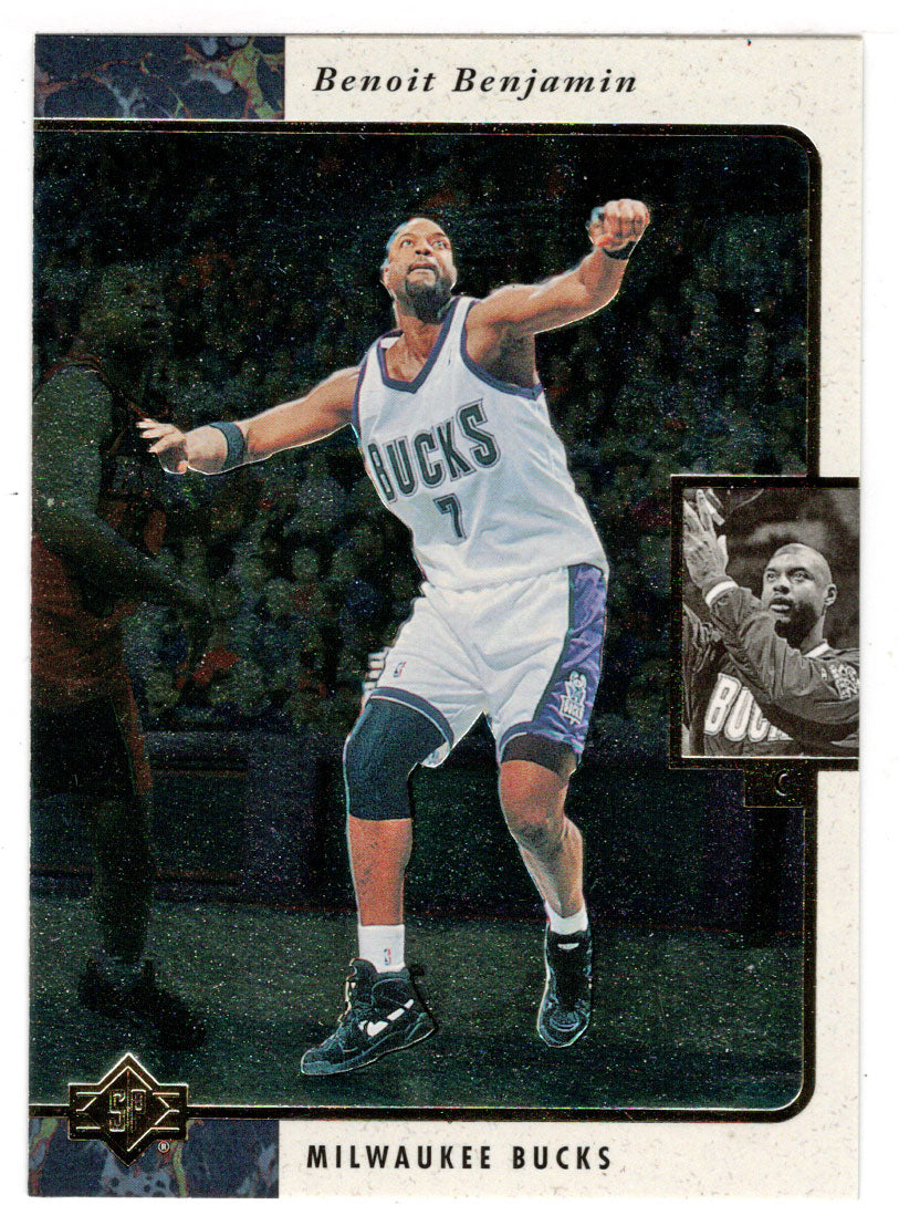 Benoit Benjamin - Milwaukee Bucks (NBA Basketball Card) 1995-96 Upper Deck SP # 74 Mint