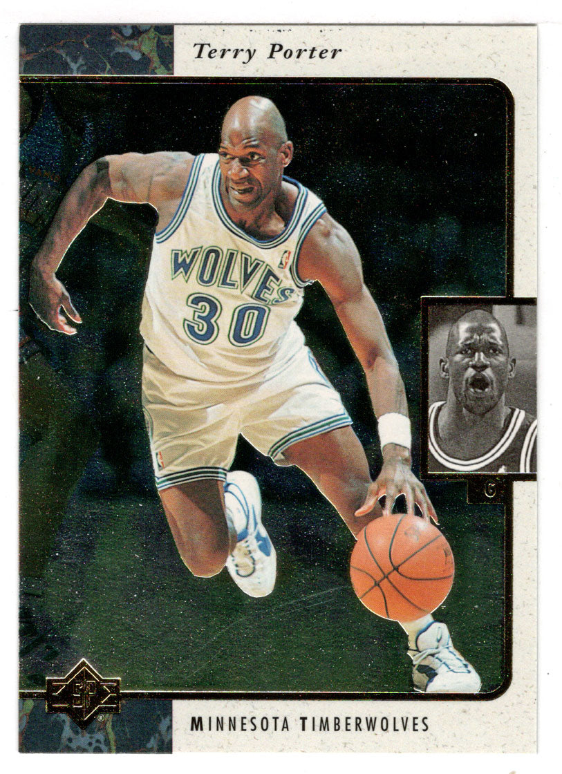 Terry Porter - Minnesota Timberwolves (NBA Basketball Card) 1995-96 Upper Deck SP # 81 Mint