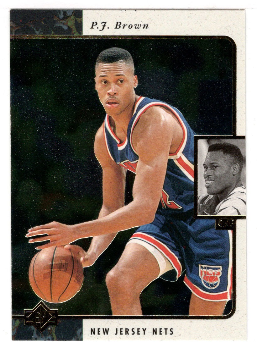 P.J. Brown - New Jersey Nets (NBA Basketball Card) 1995-96 Upper Deck SP # 84 Mint