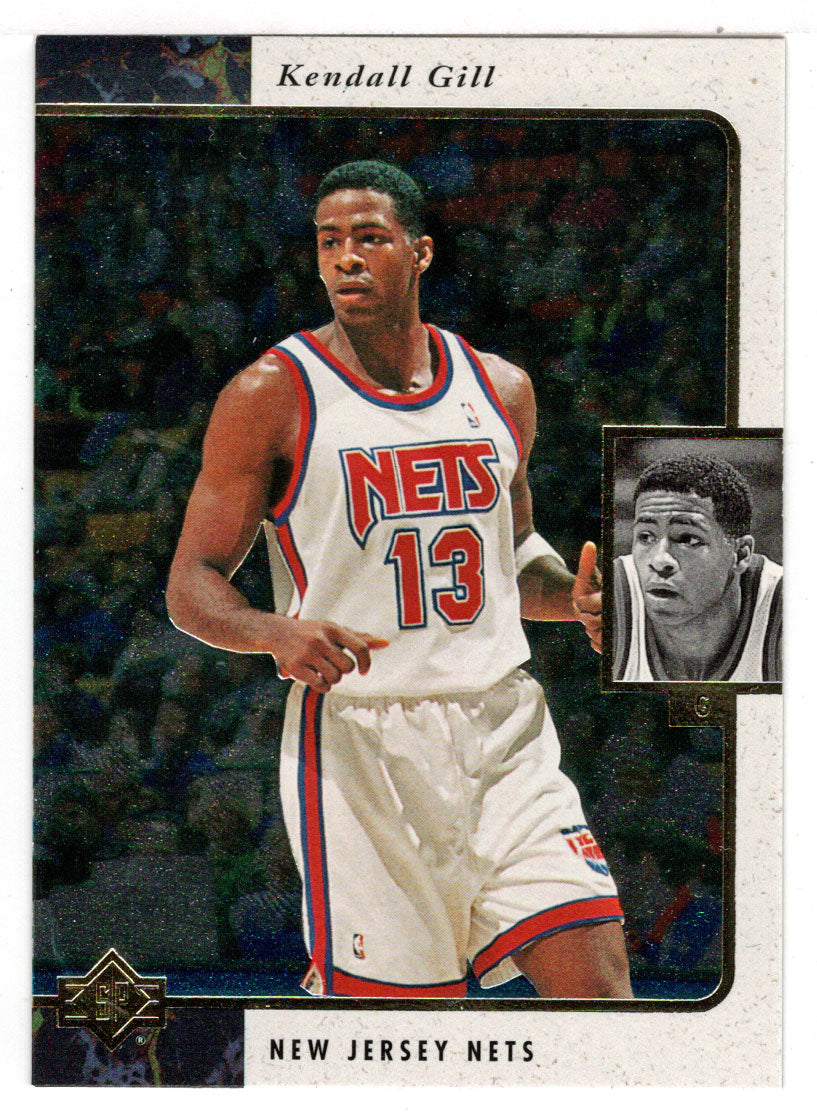 Kendall Gill - New Jersey Nets (NBA Basketball Card) 1995-96 Upper Deck SP # 85 Mint