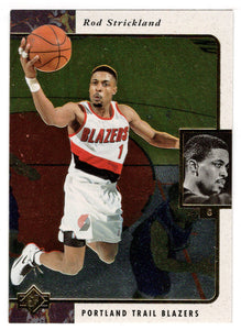 Rod Strickland - Portland Trail Blazers (NBA Basketball Card) 1995-96 Upper Deck SP # 112 Mint