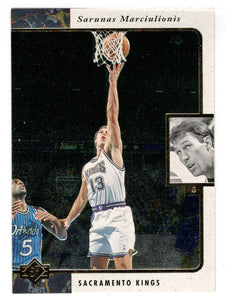 Sarunas Marciulionis - Sacramento Kings (NBA Basketball Card) 1995-96 Upper Deck SP # 114 Mint