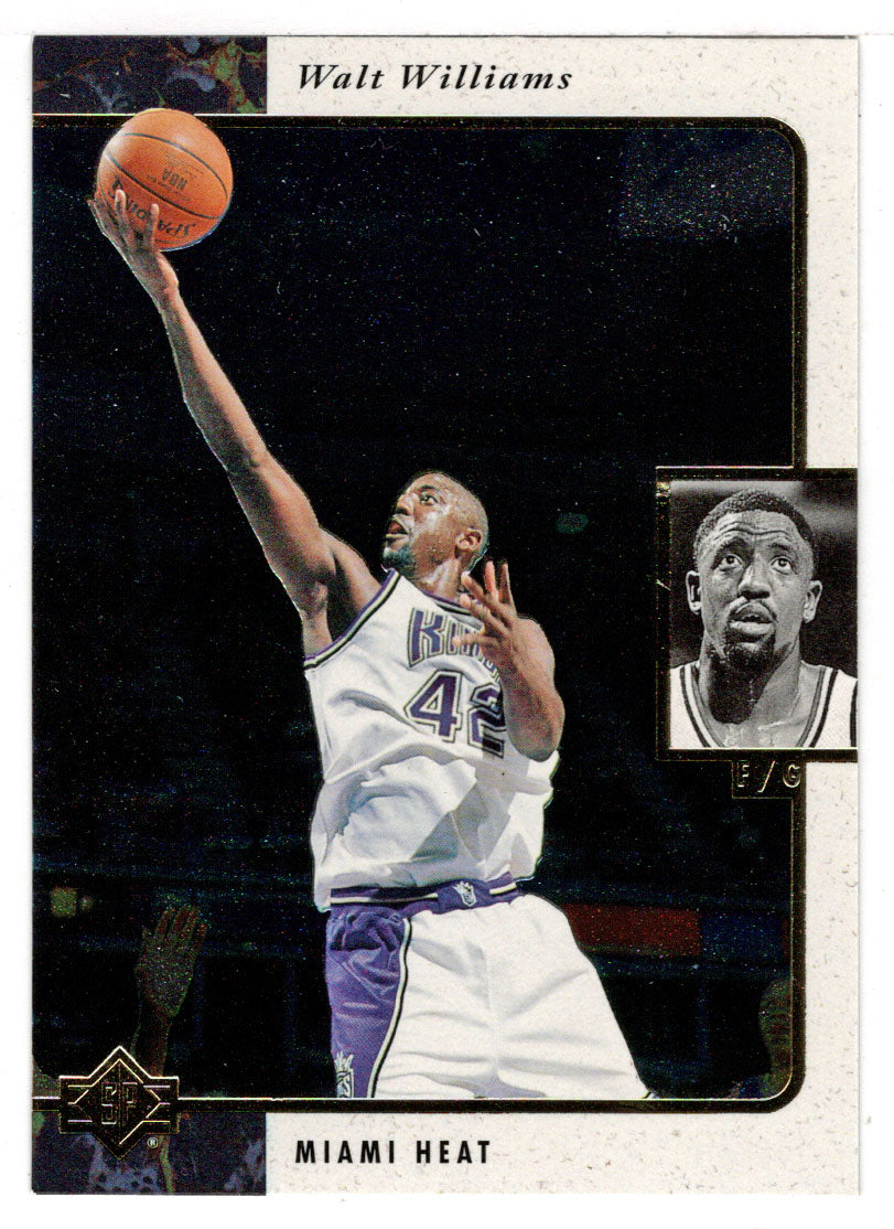 Walt Williams - Sacramento Kings (NBA Basketball Card) 1995-96 Upper Deck SP # 117 Mint