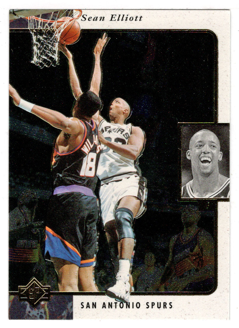 Sean Elliott - San Antonio Spurs (NBA Basketball Card) 1995-96 Upper Deck SP # 119 Mint