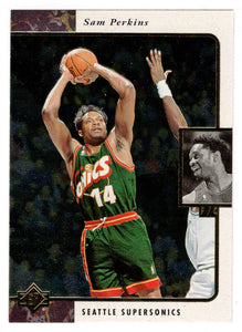 Sam Perkins - Seattle Supersonics (NBA Basketball Card) 1995-96 Upper Deck SP # 126 Mint