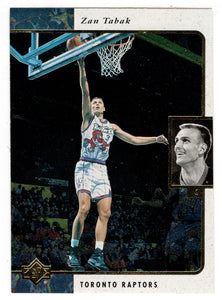 Zan Tabak - Toronto Raptors (NBA Basketball Card) 1995-96 Upper Deck SP # 132 Mint