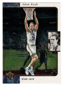 Adam Keefe - Utah Jazz (NBA Basketball Card) 1995-96 Upper Deck SP # 134 Mint