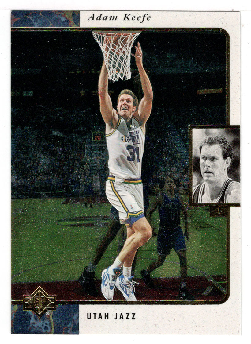 Adam Keefe - Utah Jazz (NBA Basketball Card) 1995-96 Upper Deck SP # 134 Mint