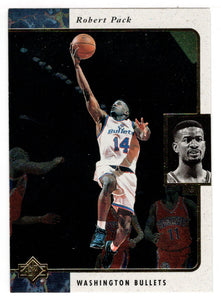 Robert Pack - Washington Bullets (NBA Basketball Card) 1995-96 Upper Deck SP # 146 Mint