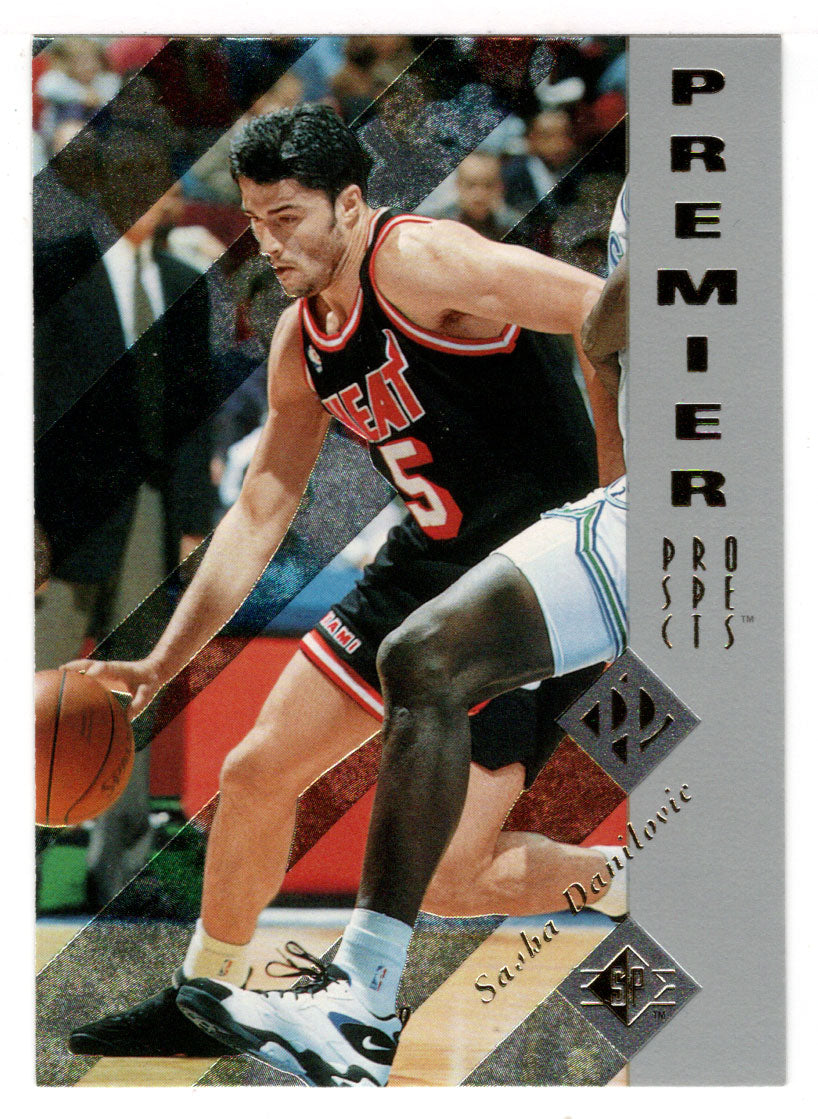 Sasha Danilovic RC - Miami Heat (NBA Basketball Card) 1995-96 Upper Deck SP # 156 Mint