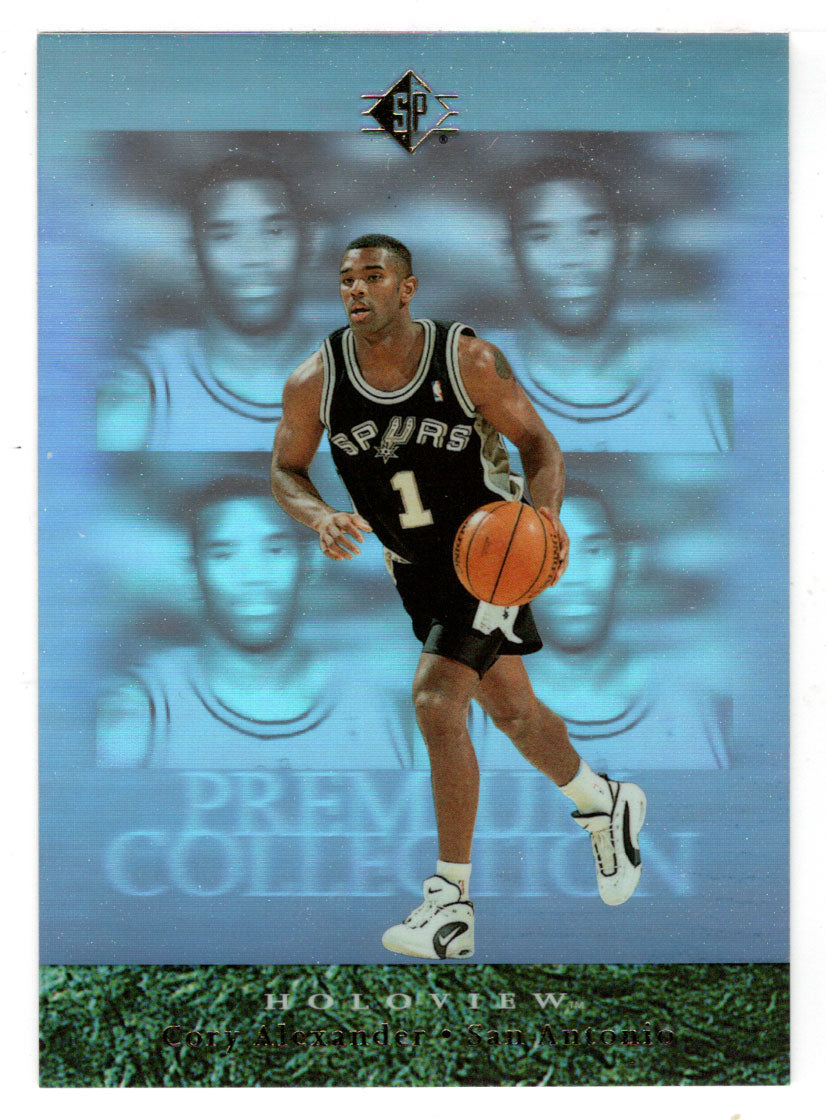 Cory Alexander - San Antonio Spurs (NBA Basketball Card) 1995-96 Upper Deck SP Premium Holoviews # 32 Mint