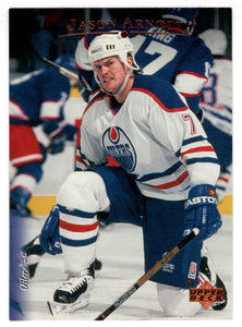 Edmonton Oilers history: Jason Arnott injured by deflected puck, Oct. 8,  1995