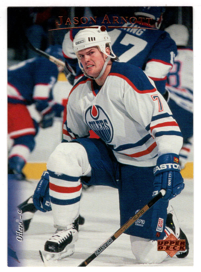 Jason Arnott - Edmonton Oilers (NHL Hockey Card) 1995-96 Upper Deck # 29 Mint