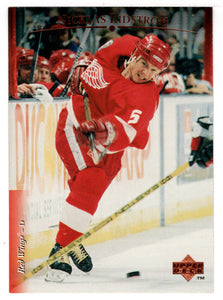 Nicklas Lidstrom - Detroit Red Wings (NHL Hockey Card) 1995-96 Upper Deck # 34 Mint
