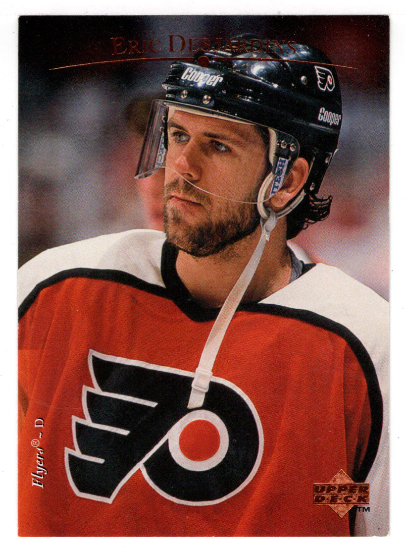 Eric Desjardins - Philadelphia Flyers (NHL Hockey Card) 1995-96 Upper Deck # 186 Mint