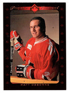 Matt Osborne - Program of Excellence (NHL Hockey Card) 1995-96 Upper Deck # 515 Mint