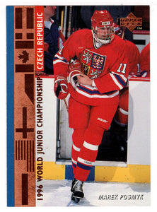 Marek Posmyk RC - Czech Republic Juniors (NHL Hockey Card) 1995-96 Upper Deck # 542 Mint