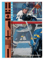 Miika Elomo - Finland Juniors (NHL Hockey Card) 1995-96 Upper Deck # 546 Mint