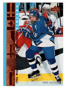 Timo Salonen - Finland Juniors (NHL Hockey Card) 1995-96 Upper Deck # 547 Mint