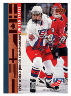 Marty Reasoner - United States Juniors (NHL Hockey Card) 1995-96 Upper Deck # 566 Mint