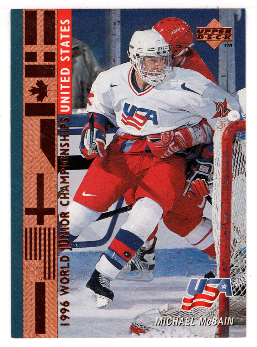 Michael McBain - United States Juniors (NHL Hockey Card) 1995-96 Upper Deck # 570 Mint