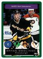 Bryan Smolinski - Pittsburgh Penguins (NHL Hockey Card) 1995-96 Playoff One on One # 188 Mint