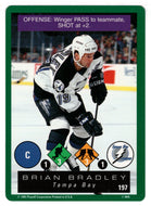 Brian Bradley - Tampa Bay Lightning (NHL Hockey Card) 1995-96 Playoff One on One # 197 Mint