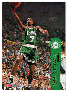 Dee Brown - Boston Celtics (NBA Basketball Card) 1995-96 Hoops # 8 Mint