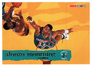 Alonzo Mourning - Charlotte Hornets (NBA Basketball Card) 1995-96 Hoops # 19 Mint
