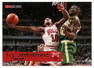 B.J. Armstrong - Chicago Bulls (NBA Basketball Card) 1995-96 Hoops # 20 Mint