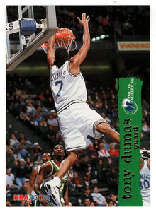 Tony Dumas - Dallas Mavericks (NBA Basketball Card) 1995-96 Hoops # 32 Mint