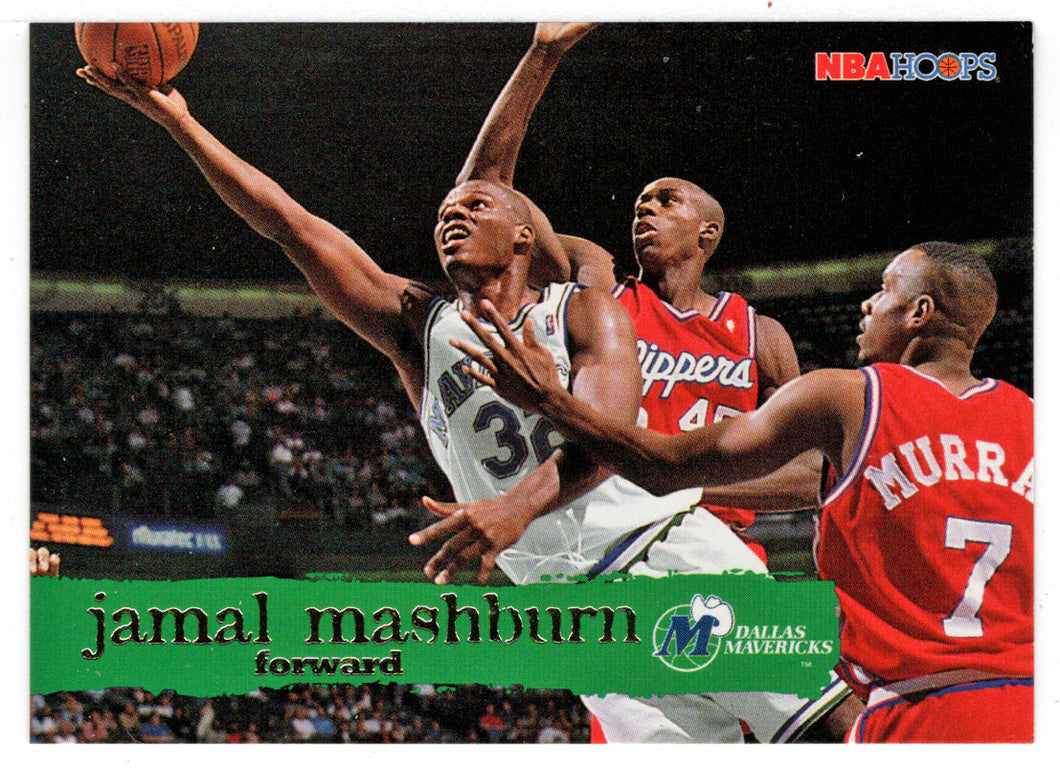 Jamal Mashburn - Dallas Mavericks (NBA Basketball Card) 1995-96 Hoops # 36 Mint