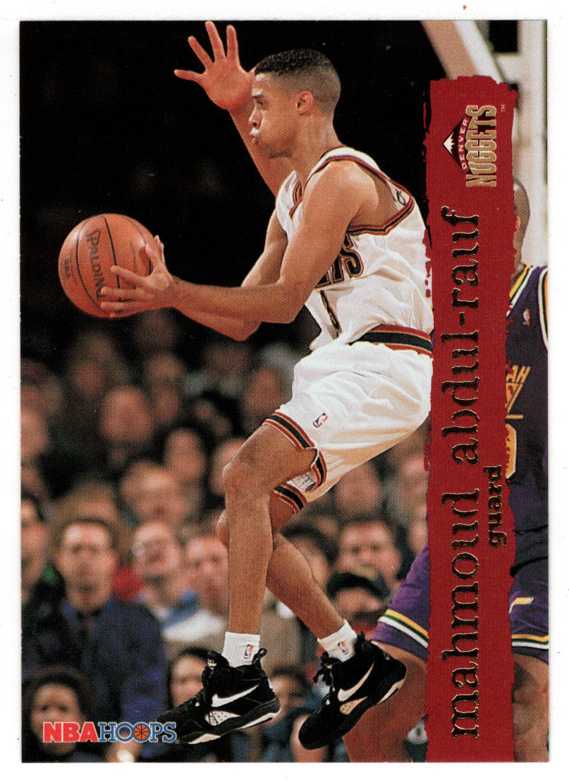 Mahmoud Abdul-Rauf - Denver Nuggets (NBA Basketball Card) 1995-96 Hoops # 38 Mint