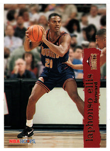 LaPhonso Ellis - Denver Nuggets (NBA Basketball Card) 1995-96 Hoops # 39 Mint