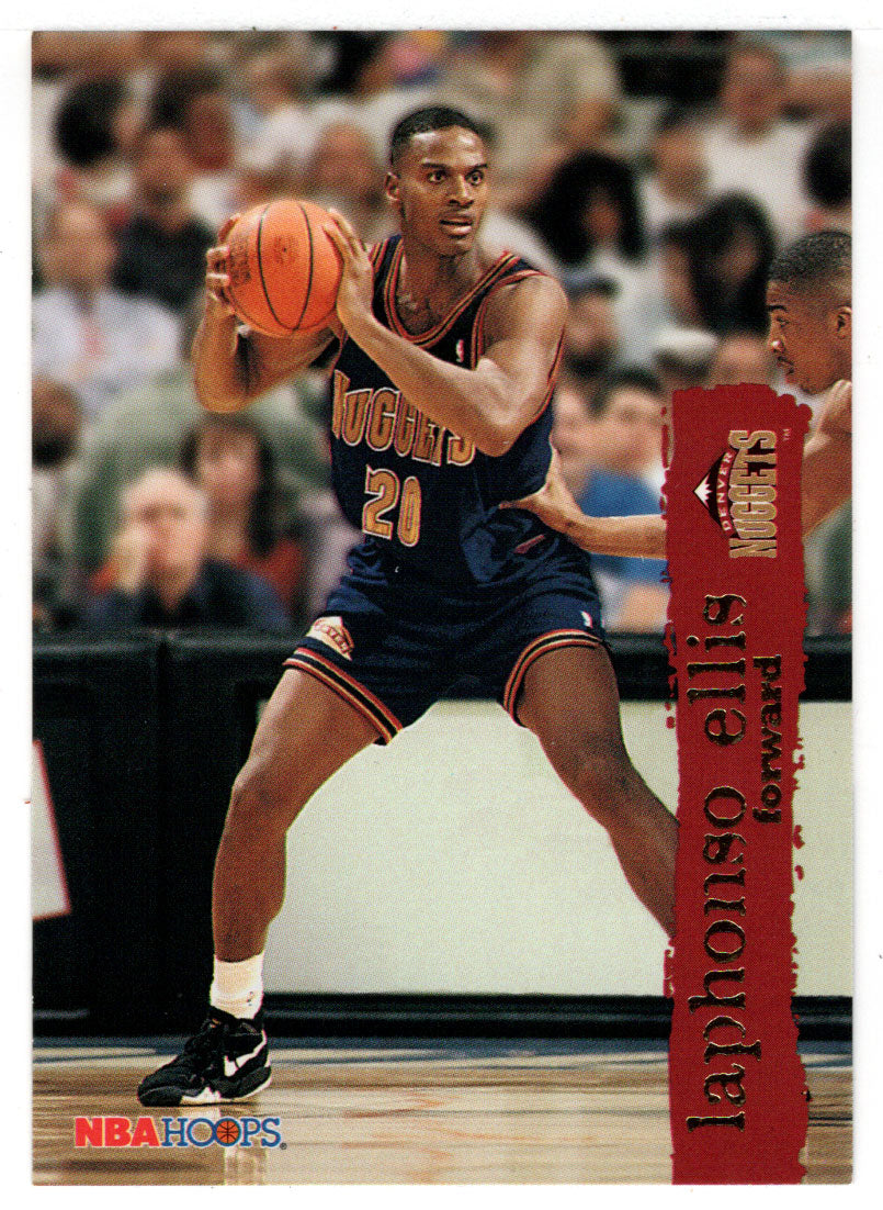 LaPhonso Ellis - Denver Nuggets (NBA Basketball Card) 1995-96 Hoops # 39 Mint