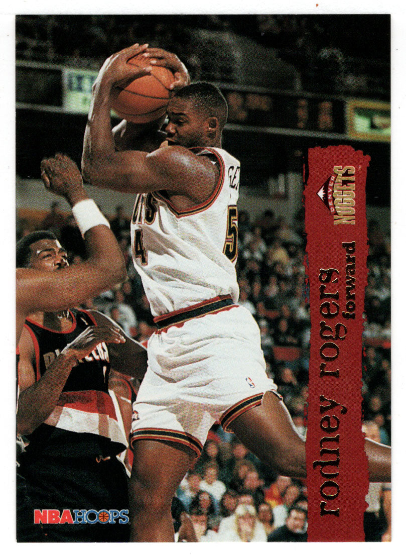 Rodney Rogers - Denver Nuggets (NBA Basketball Card) 1995-96 Hoops # 42 Mint