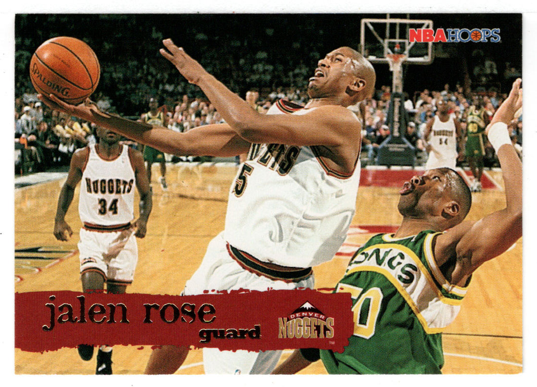 Jalen Rose - Denver Nuggets (NBA Basketball Card) 1995-96 Hoops # 43 Mint