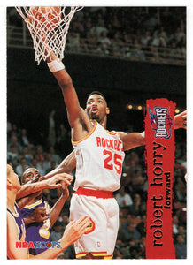 Robert Horry - Houston Rockets (NBA Basketball Card) 1995-96 Hoops # 61 Mint