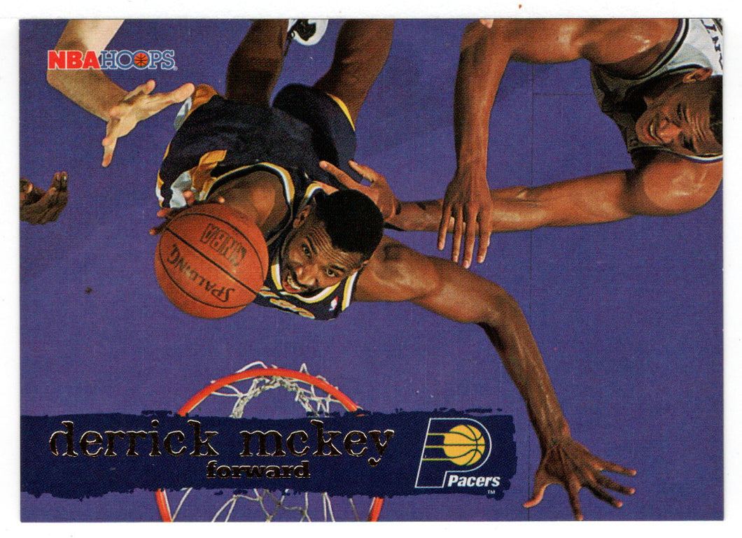 Derrick McKey - Indiana Pacers (NBA Basketball Card) 1995-96 Hoops # 67 Mint