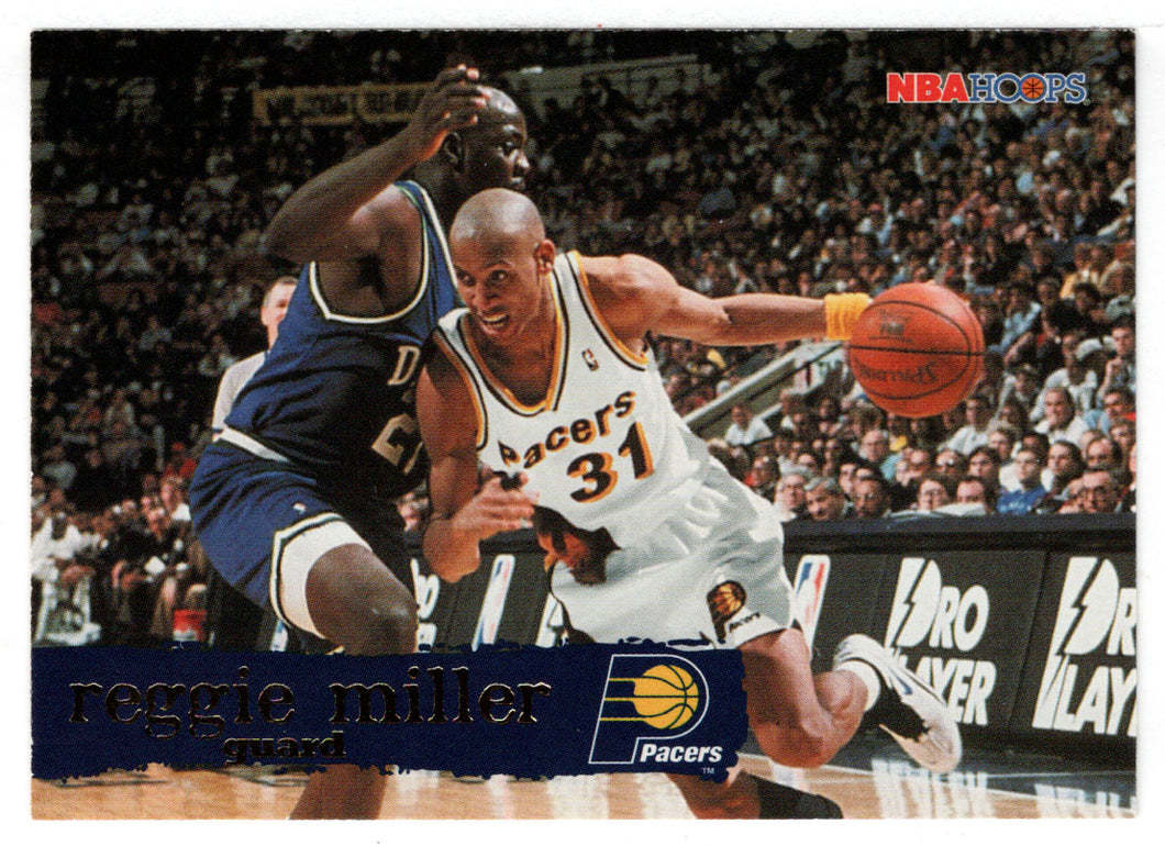 Reggie Miller - Indiana Pacers (NBA Basketball Card) 1995-96 Hoops # 68 Mint