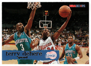 Terry Dehere - Los Angeles Clippers (NBA Basketball Card) 1995-96 Hoops # 71 Mint