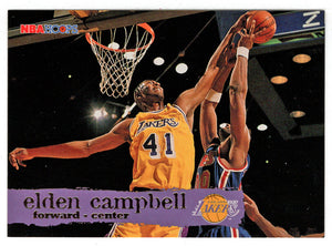 Elden Campbell - Los Angeles Lakers (NBA Basketball Card) 1995-96 Hoops # 77 Mint