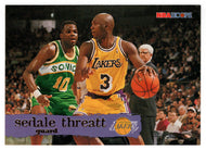 Sedale Threatt - Los Angeles Lakers (NBA Basketball Card) 1995-96 Hoops # 81 Mint