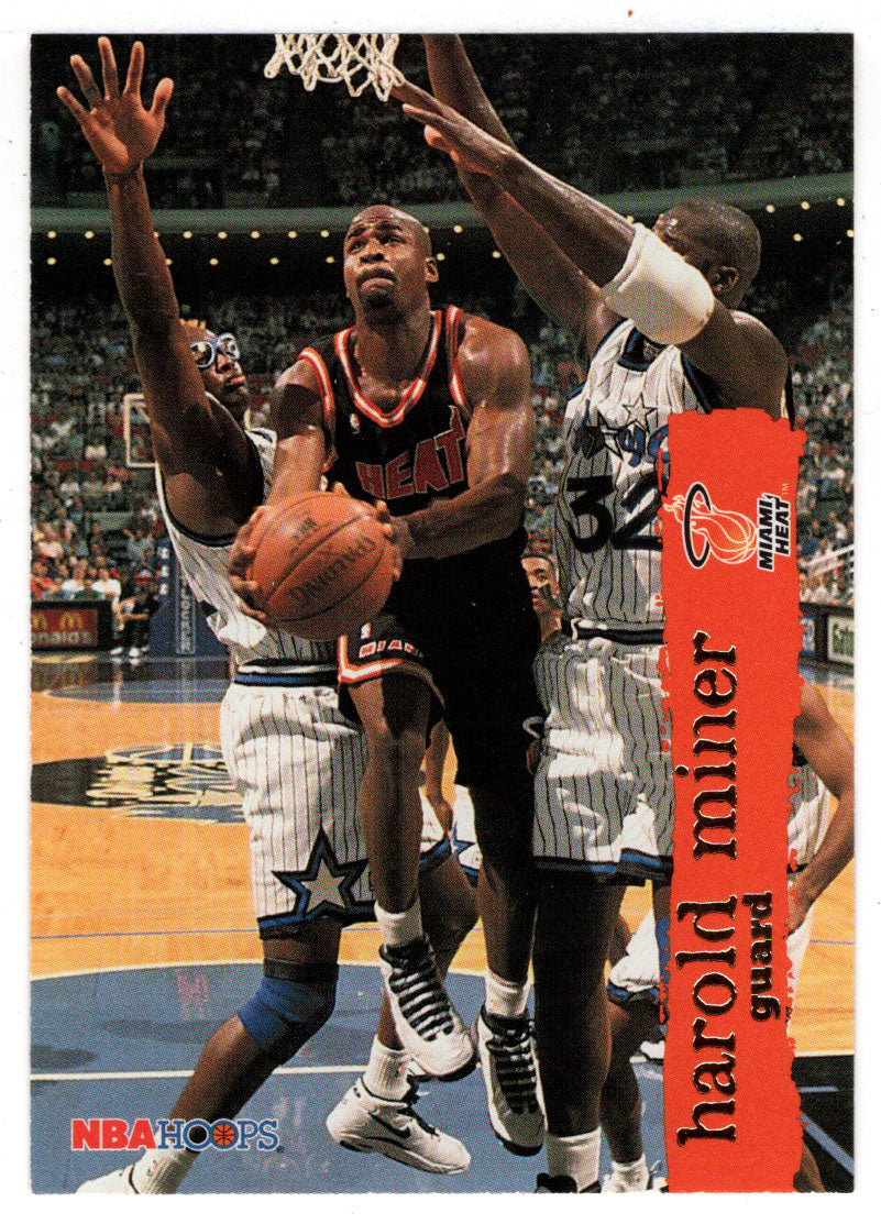 Harold Miner - Miami Heat (NBA Basketball Card) 1995-96 Hoops # 84 Mint