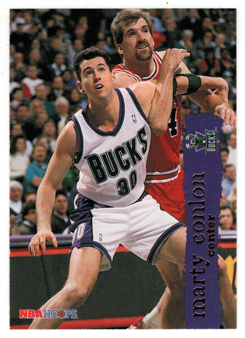 Marty Conlon - Milwaukee Bucks (NBA Basketball Card) 1995-96 Hoops # 90 Mint